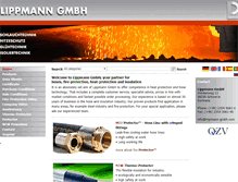 Tablet Screenshot of lippmann-gmbh.com